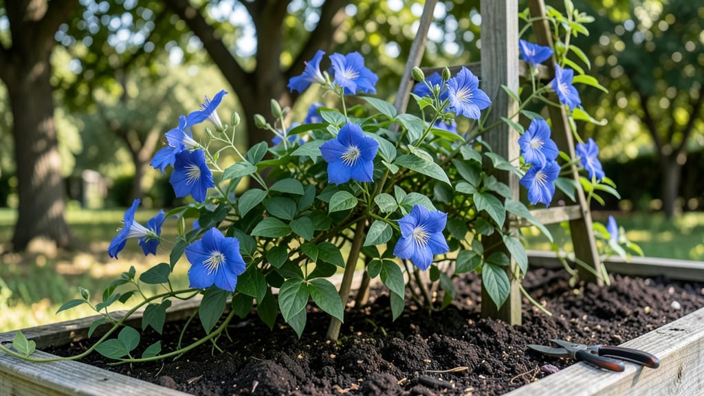 Blue Flowered Clematis: Climbing Elegance That Blooms Spring to Fall