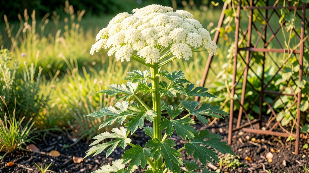 Garden Angelica Flower: Edible Blooms and Pollinator Haven Guide