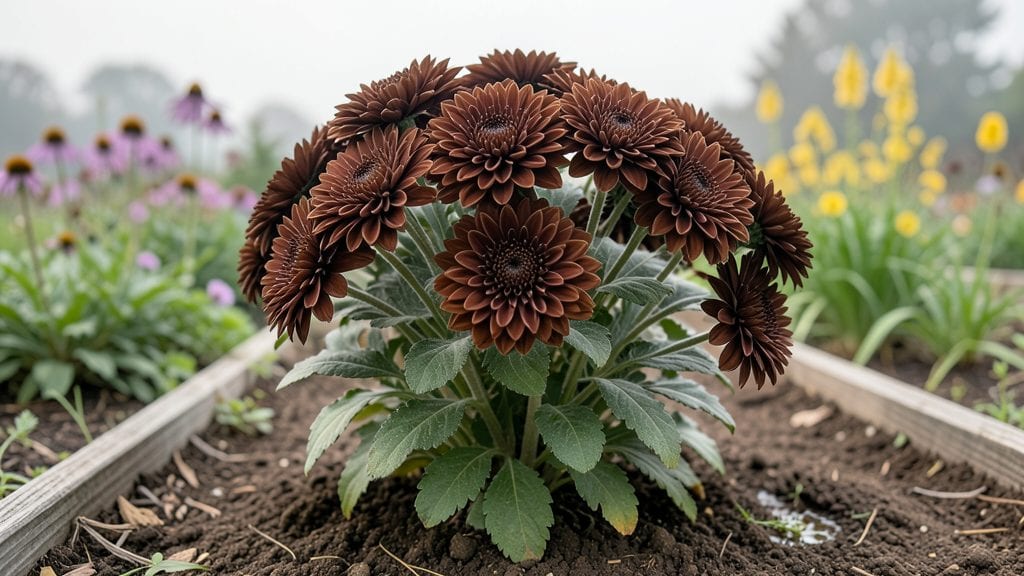 Mums Brown Flowers: Year-Round Color With Deadheading Mastery