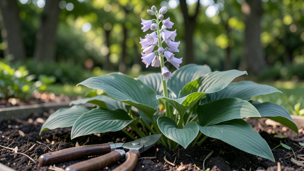 Trim Hosta Flowers: Deadhead for Lush, Prolonged Foliage Growth